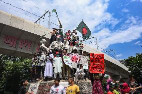 Bangladesh Unrest Students Protest