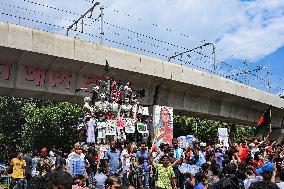 Bangladesh Unrest Students Protest