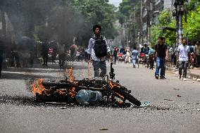 Bangladesh Unrest Students Protest