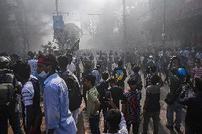 Bangladesh Unrest Students Protest