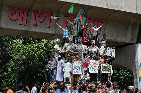 Bangladesh Unrest Students Protest