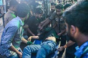 Bangladesh Unrest Students Protest