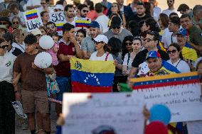 Venezuelan Anti-Maduro Rally In Lisbon