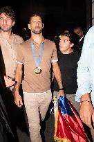 Paris 2024 - Novak Djokovic Exits Restaurant