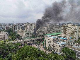 Nearly 100 Killed As Violent Protests Rock Bangladesh