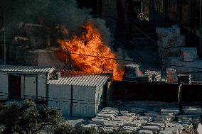 Settlers Set Fire To Palestinian Properties - Nablus