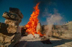 Settlers Set Fire To Palestinian Properties - Nablus