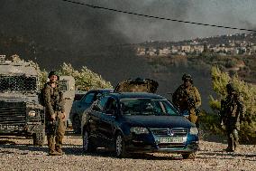 Settlers Set Fire To Palestinian Properties - Nablus