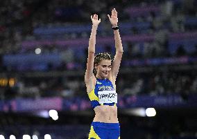 Paris 2024 - Ukraine’s Yaroslava Mahuchikh Takes Gold in Women’s High Jump