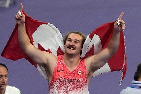 Paris 2024 - Canada’s Ethan Katzberg Takes Gold In Men's Hammer Throw