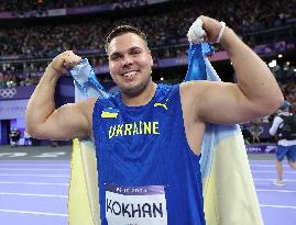 Paris 2024 - Ukraine’s Mykhaylo Kokhan Takes Silver In Men's Hammer Throw