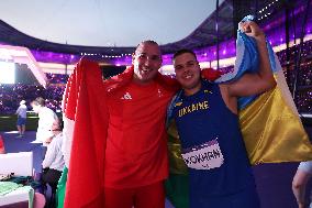 Paris 2024 - Ukraine’s Mykhaylo Kokhan Takes Silver In Men's Hammer Throw