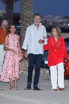 Royals Arrive At The Mia Restaurant - Palma De Mallorca