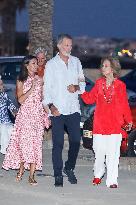 Royals Arrive At The Mia Restaurant - Palma De Mallorca