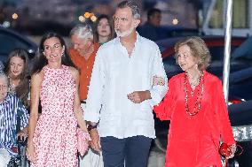 Royals Arrive At The Mia Restaurant - Palma De Mallorca