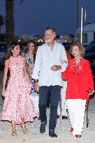 Royals Arrive At The Mia Restaurant - Palma De Mallorca