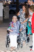 Royals Arrive At The Mia Restaurant - Palma De Mallorca