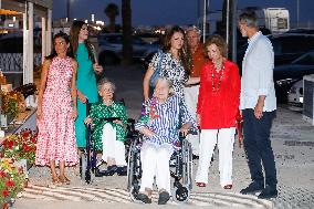 Royals Arrive At The Mia Restaurant - Palma De Mallorca