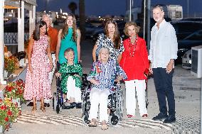 Royals Arrive At The Mia Restaurant - Palma De Mallorca