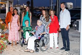 Royals Arrive At The Mia Restaurant - Palma De Mallorca