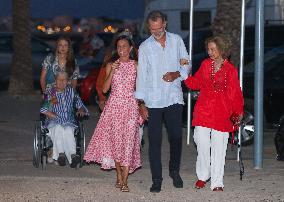 Royals Arrive At The Mia Restaurant - Palma De Mallorca