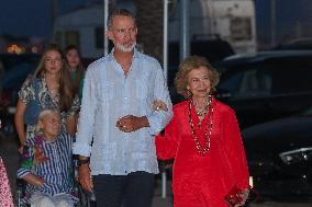 Royals Arrive At The Mia Restaurant - Palma De Mallorca