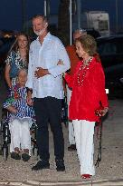 Royals Arrive At The Mia Restaurant - Palma De Mallorca