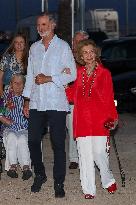 Royals Arrive At The Mia Restaurant - Palma De Mallorca