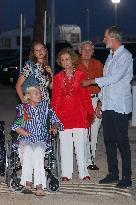 Royals Arrive At The Mia Restaurant - Palma De Mallorca