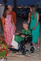 Royals Arrive At The Mia Restaurant - Palma De Mallorca