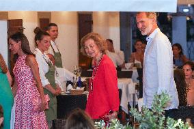 Royals Arrive At The Mia Restaurant - Palma De Mallorca