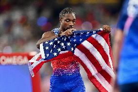 Paris 2024 - USA’s Noah Lyles Takes Gold in Men’s 100m