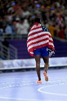 Paris 2024 - USA’s Noah Lyles Takes Gold in Men’s 100m