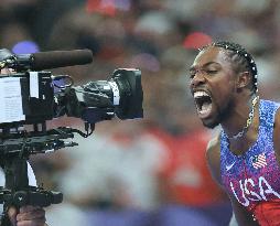 Paris 2024 - USA’s Noah Lyles Takes Gold in Men’s 100m