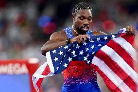 Paris 2024 - USA’s Noah Lyles Takes Gold in Men’s 100m
