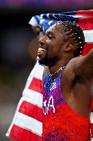 Paris 2024 - USA’s Noah Lyles Takes Gold in Men’s 100m