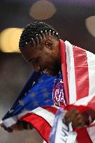 Paris 2024 - USA’s Noah Lyles Takes Gold in Men’s 100m