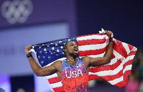 Paris 2024 - USA’s Noah Lyles Takes Gold in Men’s 100m