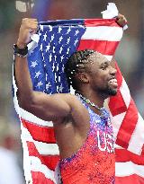 Paris 2024 - USA’s Noah Lyles Takes Gold in Men’s 100m