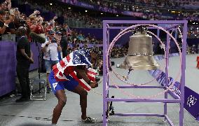 Paris 2024 - USA’s Noah Lyles Takes Gold in Men’s 100m