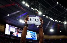 Paris 2024 - USA’s Noah Lyles Takes Gold in Men’s 100m