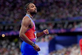 Paris 2024 - USA’s Noah Lyles Takes Gold in Men’s 100m