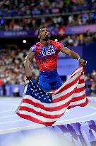 Paris 2024 - USA’s Noah Lyles Takes Gold in Men’s 100m