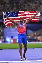 Paris 2024 - USA’s Noah Lyles Takes Gold in Men’s 100m