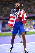 Paris 2024 - USA’s Noah Lyles Takes Gold in Men’s 100m