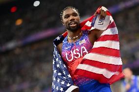 Paris 2024 - USA’s Noah Lyles Takes Gold in Men’s 100m
