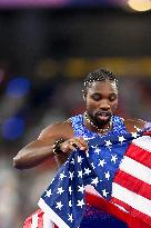 Paris 2024 - USA’s Noah Lyles Takes Gold in Men’s 100m