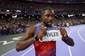 Paris 2024 - USA’s Noah Lyles Takes Gold in Men’s 100m