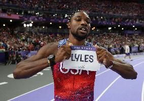 Paris 2024 - USA’s Noah Lyles Takes Gold in Men’s 100m