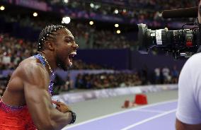 Paris 2024 - USA’s Noah Lyles Takes Gold in Men’s 100m